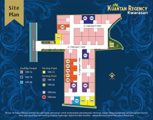 Site Plan Kuantan Regency Kwarasan