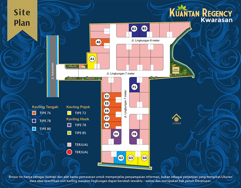  Site Plan Kuantan Regency Kwarasan