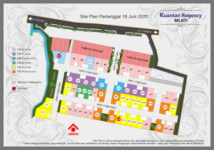 Site Plan Perumahan Kuantan Regency Mlati
