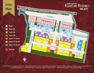 Site Plan Perumahan Kuantan Regency Mlati