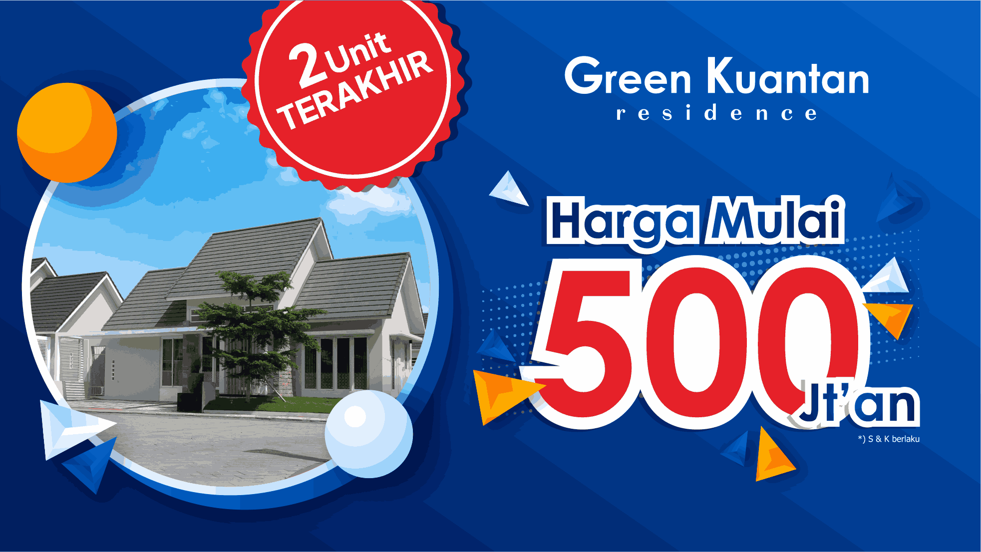 Promo Perumahan di Jogja, Rumah Dijual Di Jogja, Green Kuantan Residence
